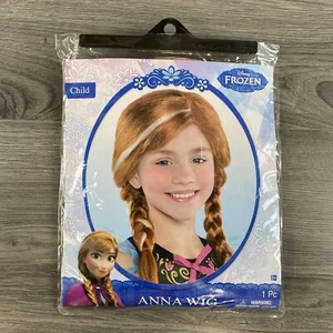 Disney Frozen Anna Wig Child Size Halloween Costume Cosplay Dress Up - Picture 1 of 6