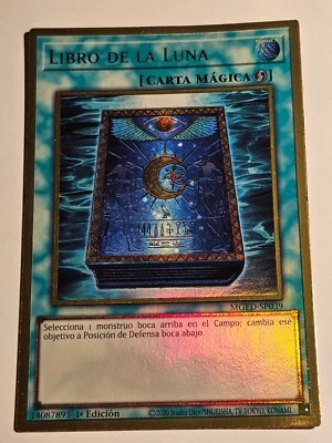 Book of Moon●YUGIOH●MGED●PREMIUM GOLD RARE●SPANISH●1st ED●NM●37356 - Image 1 of 2
