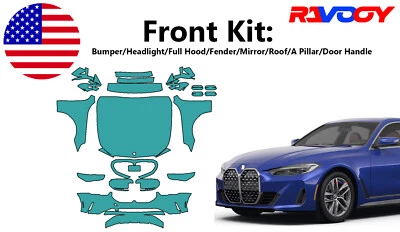 For BMW i5 Sport eDrive 40 2024-2025 Front Paint Protection Film PreCut Kit PPF - Image 1 of 4
