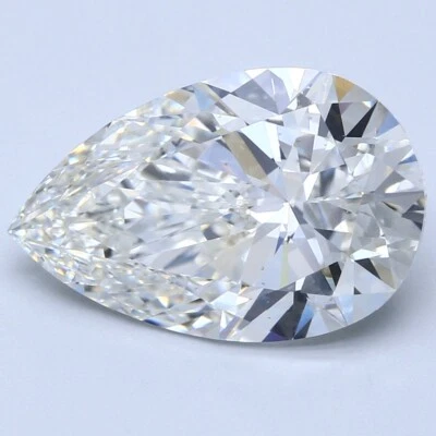9.55 CARAT PEAR SHAPE IGI Certified Lab Grown CVD Diamond G Color SI1 Clarity - Image 1 of 4