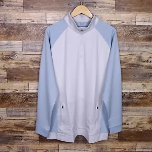 Maglione Performance Mizzen+Main 1/4 Zip Taglia XL Bordo Poliestere/Spandex Nuovo senza etichette - Foto 1 di 15