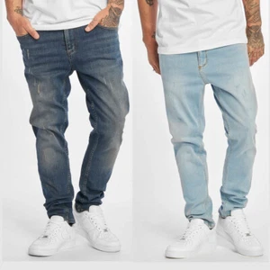 DEF Tommy Slim Fit Jeans Denim Pants Jeans Slim-Fit Used Look Cotton Denim - Picture 1 of 10