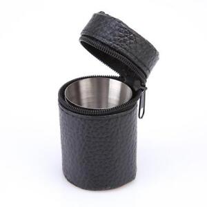 4pcs Stainless Steel Mug Cup Drinking Wine Coffee Travel Camping Hiking Kit HC
