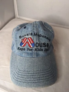 Vintage Ronald McDonald Cap Mütze Denim HouseKids 2002 Sacred Heart Kinder Krankenhaus - Bild 1 von 4