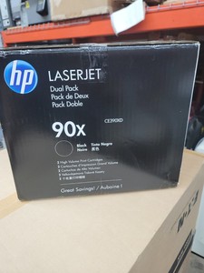 Genuine HP 90X Black High Yield Toner Cartridge, 2/Pack (CE390XD) - NEW