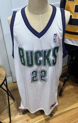 Micheal Redd Milwaukee Bucks Authentic Reebok NBA Jersey Mens 58 - Image 1 of 4