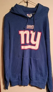 Vintage Large Logo Majestic NFL Giants Hoodie Sweatshirt Size Xl👑🔥 - Picture 1 of 2