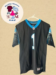 NFL Carolina Panthers #1 Cam Newton Nike Jersey Youth L On Field Great Cond. - Picture 1 of 16