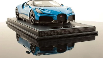 Bugatti W16 Mistral Blue a escala 1:18 de MR Collection Foto 1 de 4