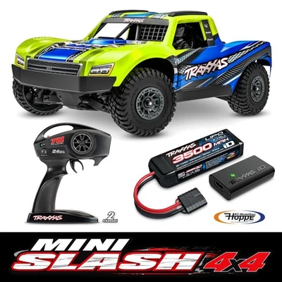 TRAXXAS #TRX108164-1-YLW TRAXXAS MINI-Slash BL-2S 4x4 Gelb Short Course RTR - Bild 1 von 4