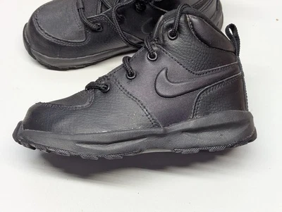 Nike Kids Toddler Size 9c  Manoa LTR (TD) Boots Shoes BQ5374-001 Black  - Image 1 of 4