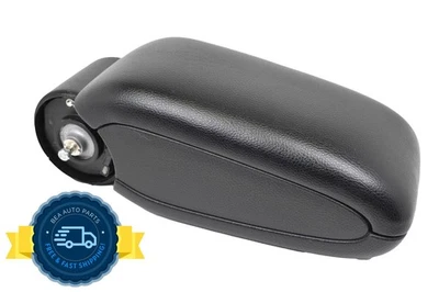 Nissan Versa 2007-2011 negro consola central reposabrazos tapa conjunto de almacenamiento OEM Foto 1 de 4