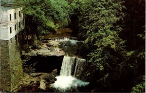 Postcard Old Mill & Lanterman Falls Mills Creek Park Youngstown Ohio OH  - Picture 1 of 2