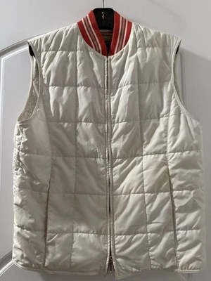 Chaleco acolchado Canali Off White talla M Foto 1 de 4