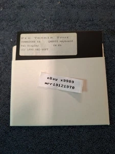 Pro Tennis Tour Ubisoft 1990 Commodore 64 C64 Loose Disk Game - Bild 1 von 6