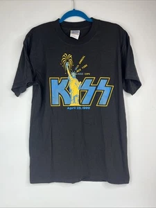 Vintage KISS 1999 New York Expo Shirt 13 Annual April 25th Black Statue Liberty - Picture 1 of 7