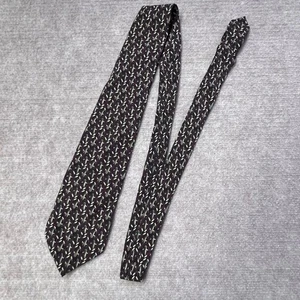 Golden Mantella 100% Silk Handmade Burgundy Green Frog Pattern Men's Necktie Tie - Picture 1 of 7