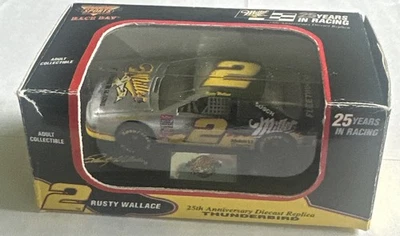 Race Day #2 Rusty Wallace Miller 25 Years In Racing Ford Thunderbird 1:64 - Image 1 of 4