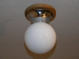 ART DECO DECKENLAMPE wahlweise 1 von 3 Schirmen Hängelampe Plafoniere Kugellampe - Bild 1 von 7