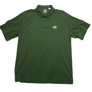 Cutter And Buck Men's Polo Green Bay Packers NFL Short Sleeve Size large - Picture 1 of 7
