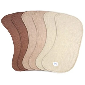 Muslin Burp Cloths Sets - Large Cotton Burping Cloth Super Soft and Absorbent... - Picture 1 of 8