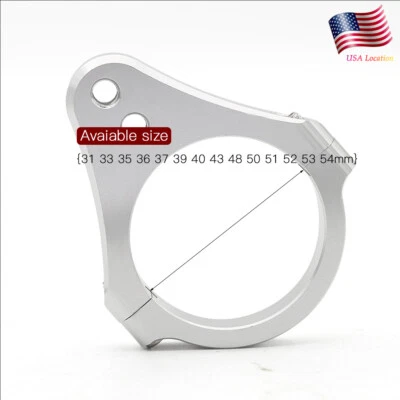 Amortiguador de dirección universal para motocicleta soporte de abrazadera de montaje de marco de horquilla 36 mm-54 mm Foto 1 de 4