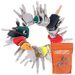 35 Heavy Equipment Keys Set JCB 14607 Komatsu Kubota 373 S8077 JD COM Volvo CAT - Picture 1 of 7