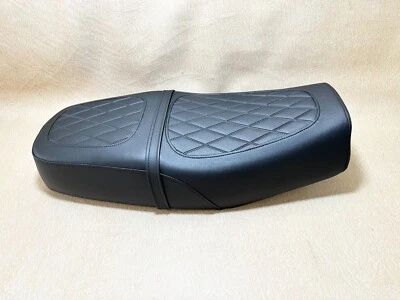 1978-1979 Honda CB400 A TI TII Hawk I II Seat Classic Motorcycle Metal Pan Preto - Imagem 1 de 4