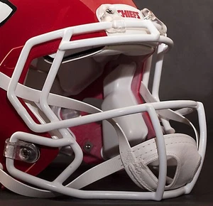 KANSAS CITY CHIEFS Riddell Speed CU-S2BD-SW Football Helmet Facemask/Faceguard - Picture 1 of 4