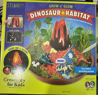 NIB Creativity for Kids Grow N’ Glow Dinosaur Habitat - Image 1 of 3