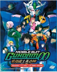 DVD Anime Mobile Suit Gundam 00 TV Series Season 1+2 Vol.1-50End + Movie - Imagen 1 de 3