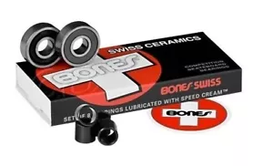BONES SWISS CERAMICS Competition Bearings roulements 608 Skate Trottinette NEUFS - Photo 1/1
