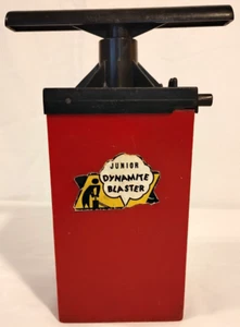 Detonador de dinamita vintage Kilgore Toy Junior años 50 con calcomanía - Imagen 1 de 15