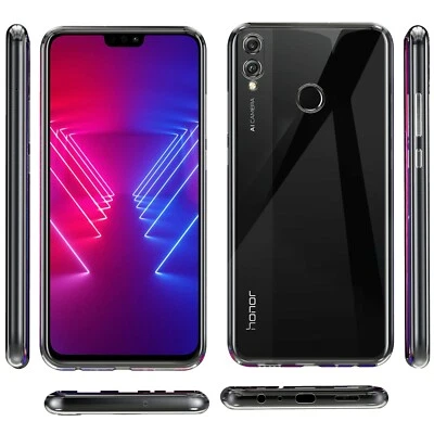 COVER CUSTODIA SLIM SILICONE MORBIDA PER Huawei Honor View 10 Lite Trasparente - Immagine 1 di 4