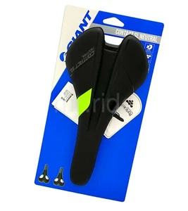 Giantt Contact SL Neutral Road Bike Saddle 273 x 137 mm 220g Black/Green - Picture 1 of 10
