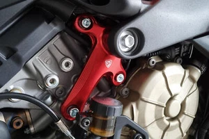 Ducati Panigale V4 /S/R 2018-2023 CNC Racing Right Engine Holder Red - Foto 1 di 4