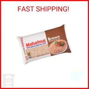 Mahatma Whole-Grain Brown Rice, 2lb Bag of Rice, Stovetop or Microwave Rice - Picture 1 of 2
