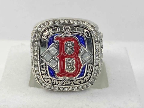 Boston Red Sox Championship Ring - 2004 World Series Ring - David Ortiz - No Box Cover