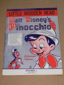 Partituras de película estadounidense Walt Disney's - Pinocho 1940 - Imagen 1 de 1