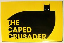 Batman Caped Crusadser DC Comics Logo Vending Sticker 