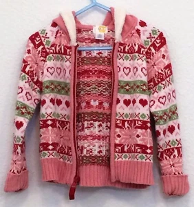 Sudadera con capucha talla 12 meses para niñas con cremallera frontal estampado en isla justa de TKS-The Kids fuente - Imagen 1 de 5