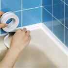 1 pièce d'autocollants muraux imperméables pour salle de bain rubans d'étanchéité adhésifs PVC bandes d'étanchéité
