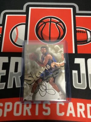 1998-99 SkyBox Premium Autographics #27 Calbert Cheaney Auto 🔮 - Image 1 of 2