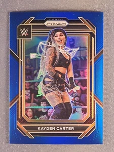 2023 Panini Prizm WWE #118 Kayden Carter Blue Prizm /199 SP - Picture 1 of 2