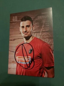 SC Freiburg , D. Caligiuri, Autogrammkarte ,Fussball - Picture 1 of 2