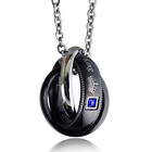 His Queen Her King Pendant Men Women Lover Couple Necklace Stainless Steel Cha