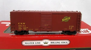 Atlas Master HO Scale C&NW Chicago North Western 40' Postwar Box Car 6' Door NOS - Picture 1 of 10