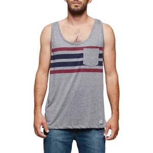 NEU MIT ETIKETT ELEMENT FOWLER HERREN-TANKTOP $ 25 M grau meliert 100 % Baumwolle - Bild 1 von 1