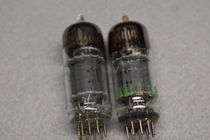 6414 GE Audio Receiver Pre-Amp Vacuum Tubes Tested Pair - Picture 1 of 8