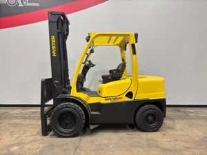 2015 HYSTER H80FT 2 STAGE 8000LB PNEUMATIC LPG FORKLIFT STK 14534 - Picture 1 of 12